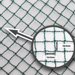 Teichnetz 4m x 10m Laubnetz Abdecknetz Silonetz robust ^ Aquagart Discount