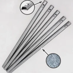 100 W-Profil Zaunanker Erdanker für Wildzaun Forstzaun Weidezaun 70cm ^ Aquagart Discount