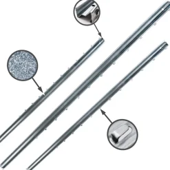 Aquagart 135 Z-Profil Zaunpfosten 1,50m Wildzaun Forstzaun Weidezaun Knotengeflecht Best