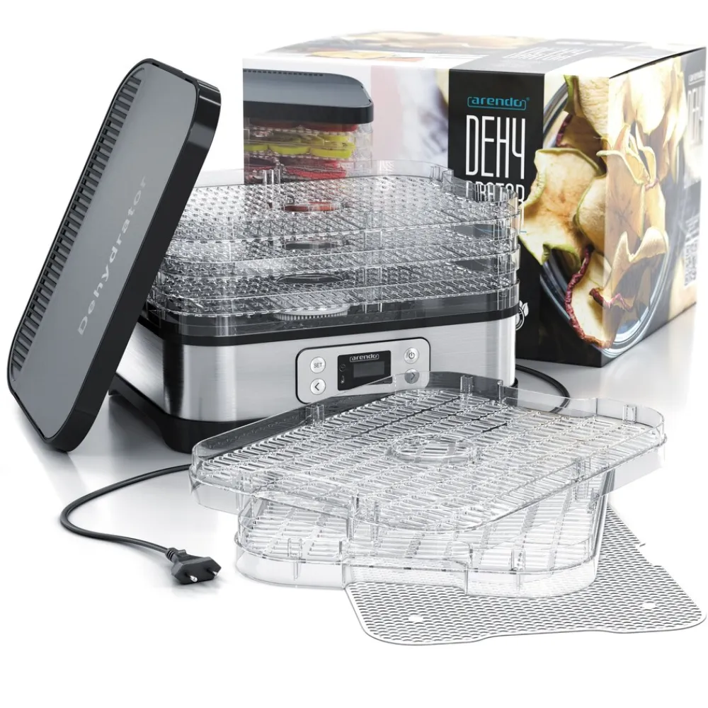 Arendo Dörrautomat mit Temperaturregler Dörrgerät DEHYDRATOR Best