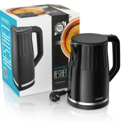 Arendo Wasserkocher, Edelstahl oder Glas, Temperaturanzeige & Warmhaltefunktion Discount