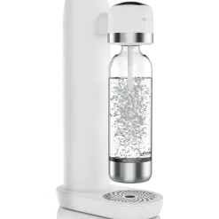 Arendo Wassersprudler, Soda Maker mit 1000 ml PET-Flasche, kompatibel mit 60 L CO2-Zylinder, BPA-frei, 2-tlg. Set, fein dosierbar Discount