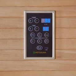 Artsauna Infrarotkabine Kiruna160 Dual Technologie – 6 Vollspektrumstrahler & 3 Flächenstrahler Hot