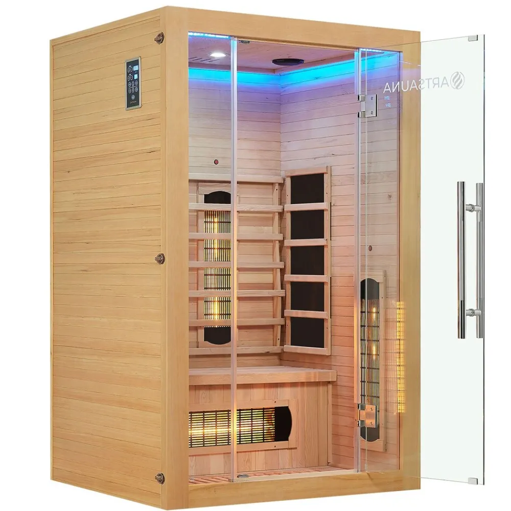 Artsauna Infrarotkabine Kiruna120 Dual Technologie – 5 Vollspektrumstrahler & 3 Flächenstrahler Online