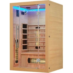 Artsauna Infrarotkabine Kiruna120 Dual Technologie – 5 Vollspektrumstrahler & 3 Flächenstrahler Online