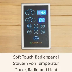 Artsauna Infrarotkabine Kiruna120 Dual Technologie – 5 Vollspektrumstrahler & 3 Flächenstrahler Online