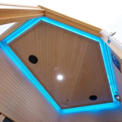 Artsauna Infrarotkabine Wärmekabine Kolding mit Triplex-Heizsystem & Hemlockholz Hot