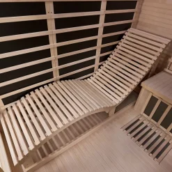 Artsauna Infrarotkabine Wärmekabine Kolding mit Triplex-Heizsystem & Hemlockholz Hot