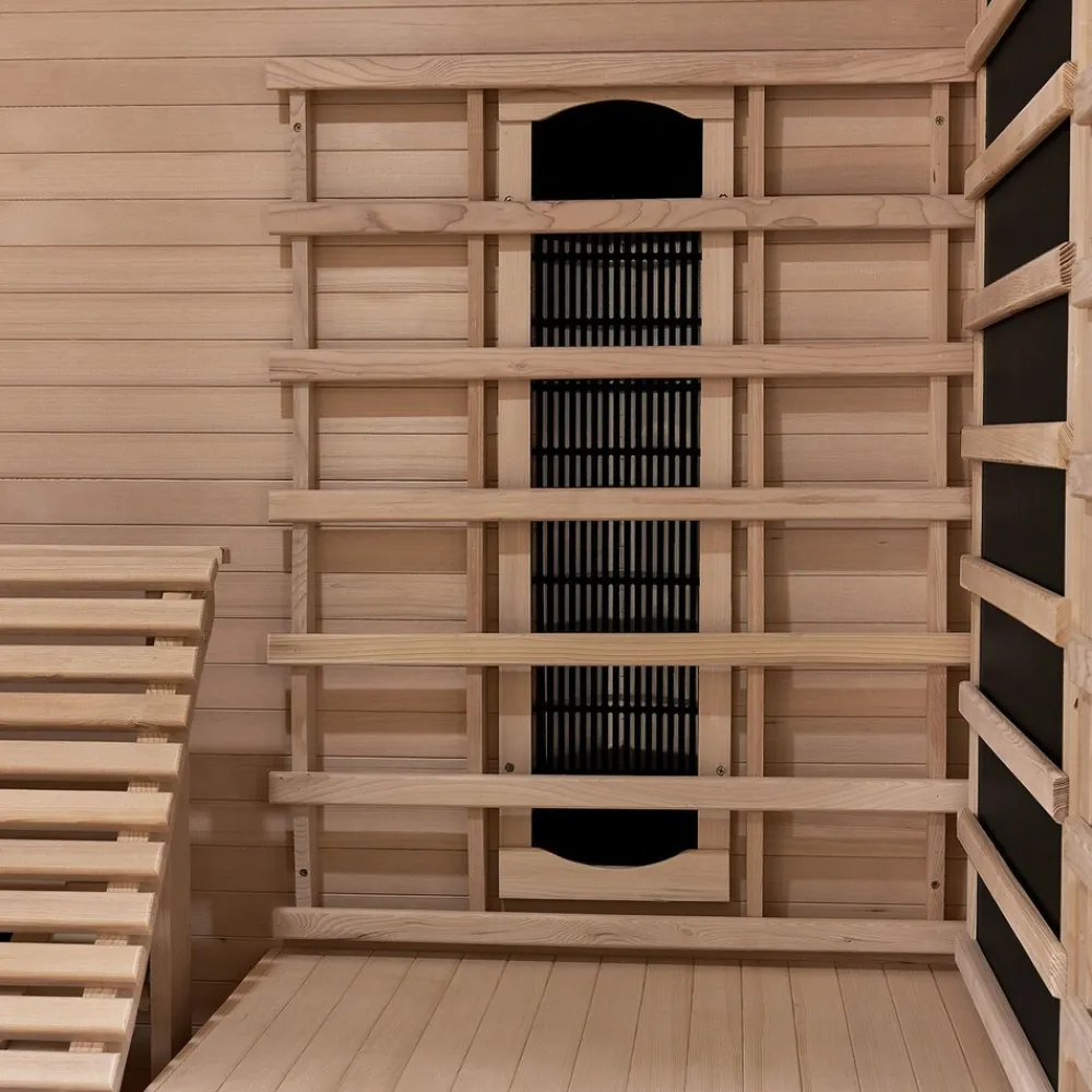 Artsauna Infrarotkabine Wärmekabine Kolding mit Triplex-Heizsystem & Hemlockholz Hot