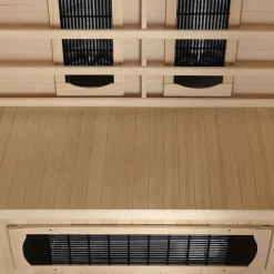 Artsauna Infrarotkabine Wärmekabine Oslo mit Keramikstrahlern & Hemlockholz New