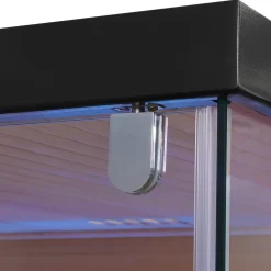 Artsauna Saunakabine Vantaa 120 mit Himalaya Salzstein - Indoor Sauna für 2 Personen, 3,5 kW Ofen, Glasfront Schwarz Online