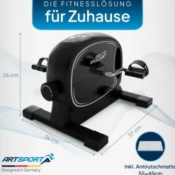 Pedaltrainer Sportivo - leiser Heimtrainer, Fitnessgerät, Senioren, Armtrainer ^ ArtSport New