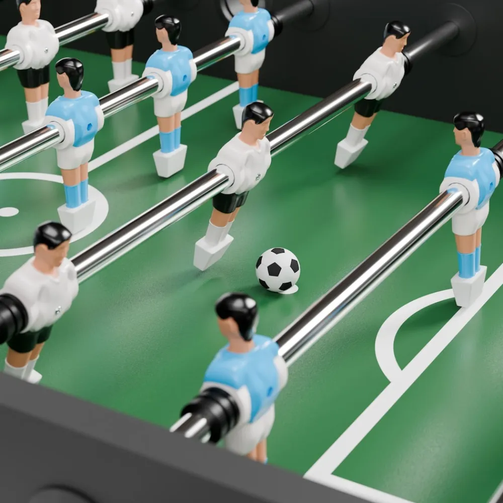 ArtSport Tischkicker Wuzzler – Kickertisch inkl. 2 Bälle mit Getränkehalter – Kicker – Tischfußball Online