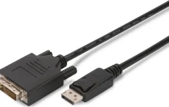 Assmann DisplayPort Adapterkabel DP-DVI 2.0m DP 1.1a sw. Best