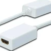 DisplayPort Adapterkabel mini DP-HDMI Typ A 0.15m weiß ^ Assmann Sale