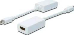 DisplayPort Adapterkabel mini DP-HDMI Typ A 0.15m weiß ^ Assmann Sale