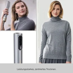 Babyliss AS6555E Air Wand Limited Edition Warmluftbürste (Anti-Frizz Technologie, Bürsten-Aufsatz, Volumen-Aufsatz, Fly-Away-Aufsatz, Aufbewahrungstasche, 3 Luftstrom- / 4 Temperaturstufen, Kaltstufe, 2,5m Salon-Kabel) Clearance