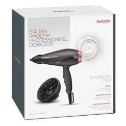 6709DE 2100W Smooth Pro Haartrockner schwarz/ rose Gold ^ Babyliss Clearance
