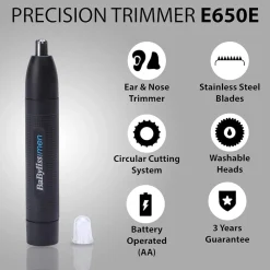 E650E Ohrhaartrimmer ^ Babyliss Sale