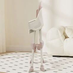 Baby Vivo Design 2in1 Kinderhochstuhl - Oscar in Pink Outlet