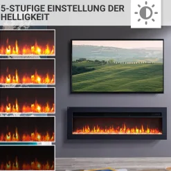 BALDERIA Elektrokamin Agnes 40 - Stand, Wand, Einbau, Heizung 1800 W Outlet