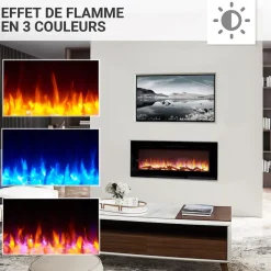 Elektrokamin  Fiamma 48 - Einbaukamin mit Heizung 2000 W ^ BALDERIA Clearance