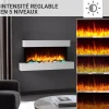 BALDERIA Elektrokamin  Ignis - Wandkamin mit Heizung 2000 W, weiss Best