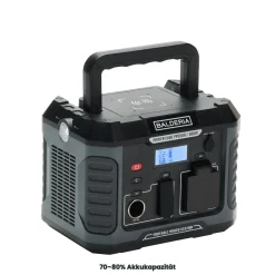 Power Set - Powerstation 500W mit faltbarem Solarpanel 60W ^ BALDERIA New