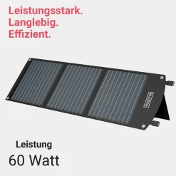 Power Set - Powerstation 500W mit faltbarem Solarpanel 60W ^ BALDERIA New