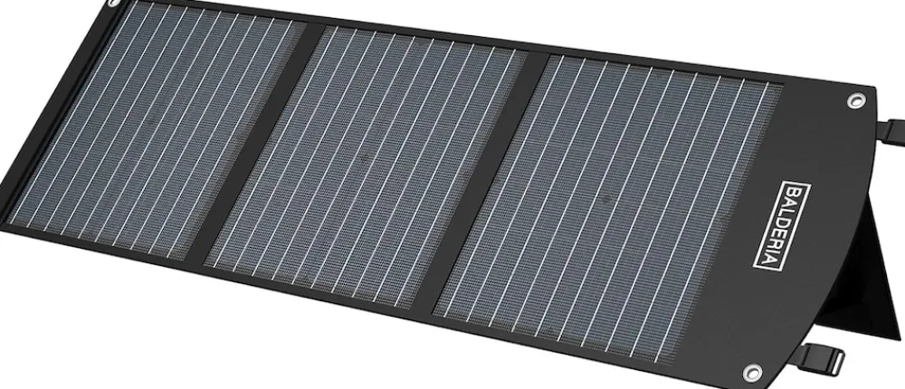 Power Set - Powerstation 500W mit faltbarem Solarpanel 60W ^ BALDERIA New
