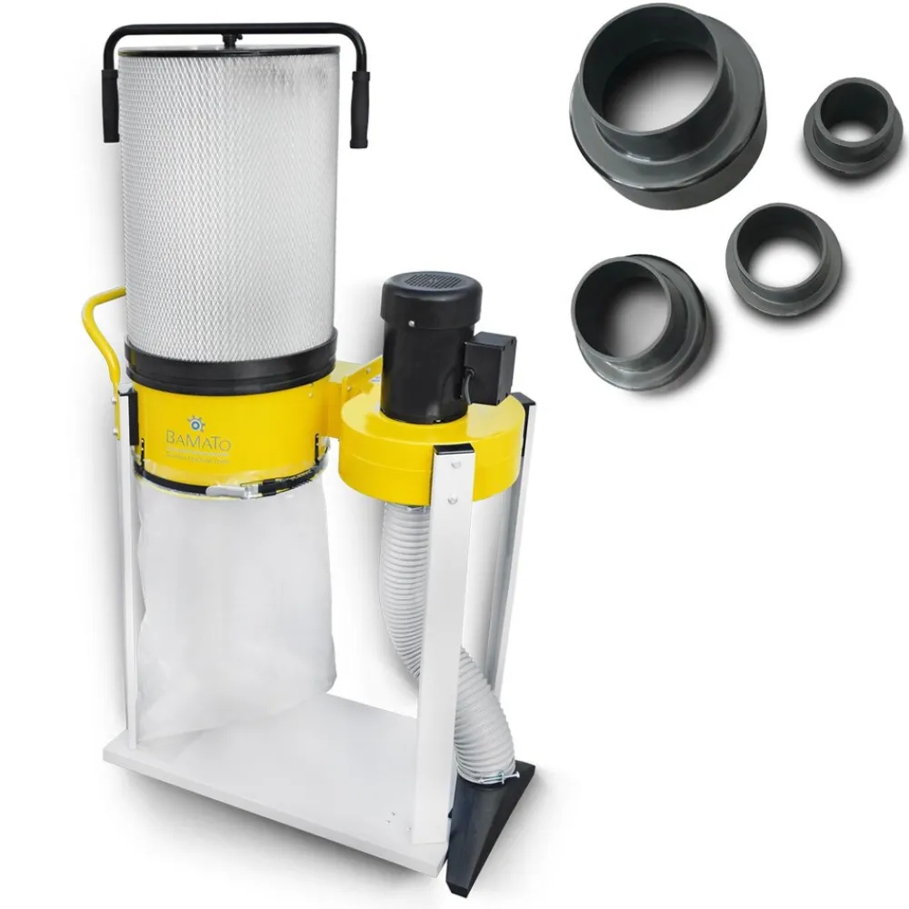 Absauganlage AB-1500CF mit Feinstaubfilter und Adapter Set (230V) ^ BAMATO Discount