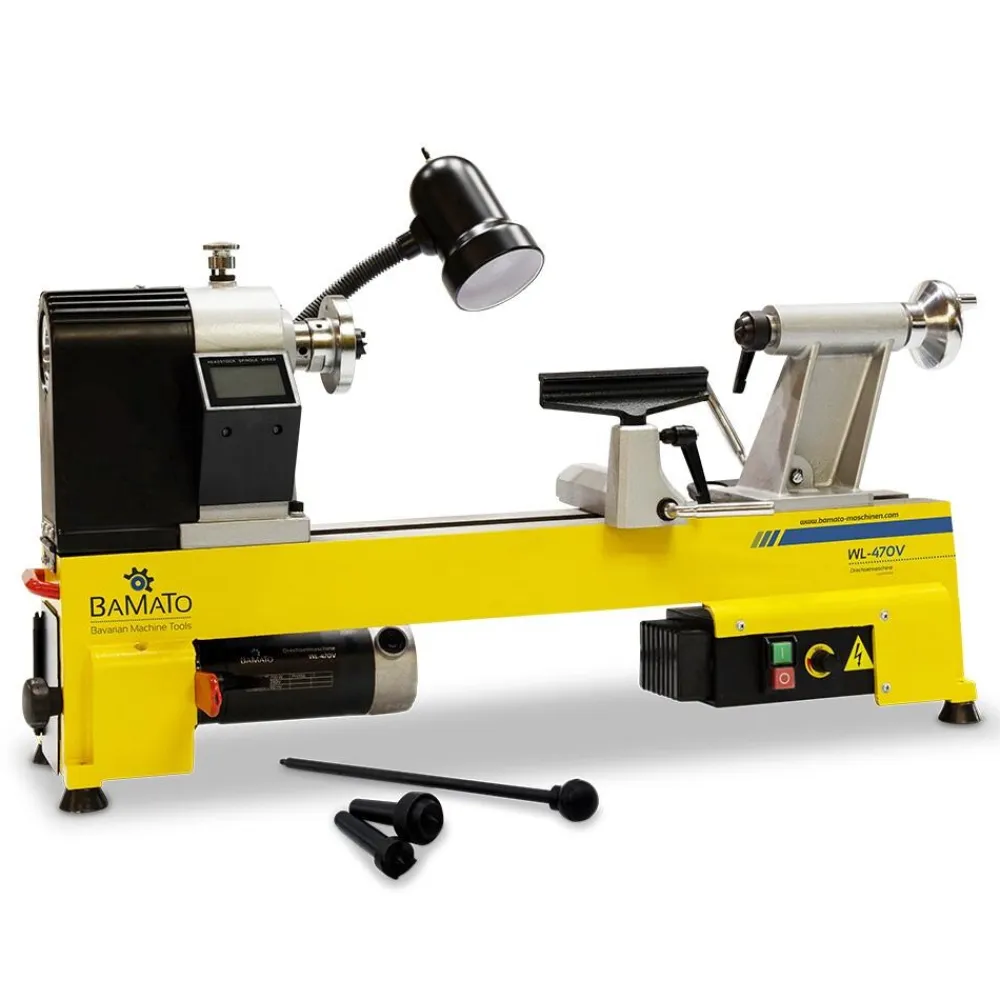 Drechselmaschine WL-470V mit Digitalanzeige ^ BAMATO Clearance