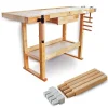 BAMATO Hobelbank WORK-1520 aus Massivholz Hot