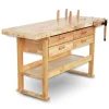 Hobelbank WORK-1640 aus Massivholz ^ BAMATO Online