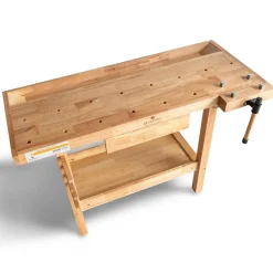 BAMATO Hobelbank WORK-1260 aus Massivholz New