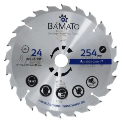 3-tlg HM-Kreissägeblattset SBS254SET ^ BAMATO Best