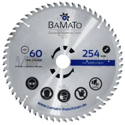 3-tlg HM-Kreissägeblattset SBS254SET ^ BAMATO Best