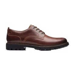 Batcombe Tie Dark Tan Lea Gr. 42 ^ Clarks Best