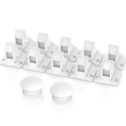 Babysicherung Schrankschloss - Schranksicherung Kindersicherung magnetisch - 10 Schlösser + 2 Magnet Schlüssel ^ BEARWARE New
