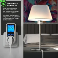 BEARWARE Energiekostenmessgerät Stromkostenmessgerät, max. 3680 W, Stromverbrauchszähler, Stromzähler Best