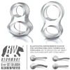 BEARWARE Türklinkenpuffer Twin 6er Set Türgriffpuffer, Türstopper, Stoßfänger 25 x 45 mm Online