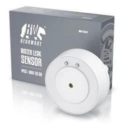 4x Wassersensor, IP66, Mini-Wasserdetektor, 110 dB lauter Alarm, Wassermelder (batteriebetrieben, Wasseralarm Melder warnt bei Wasserschäden) ^ BEARWARE Hot