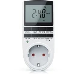 1x Zeitschaltuhr LCD-Display / 3680W / 10 konfigurierbare Programme ^ BEARWARE New
