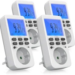 BEARWARE Zeitschaltuhr programmierbar mit LCD Display Steckdosen Timer / max 3680W Discount
