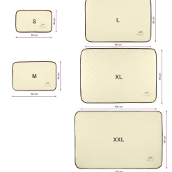 BedDog geteppte Hundeatte NEY Hundekien Hautier-Unterage au Kunteder SAND (creme) Online