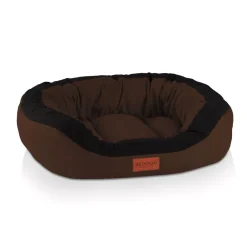 PRINS PREMIUM Hundebett aus strapazierfähigem Aicante-Gewebe ^ BedDog Outlet