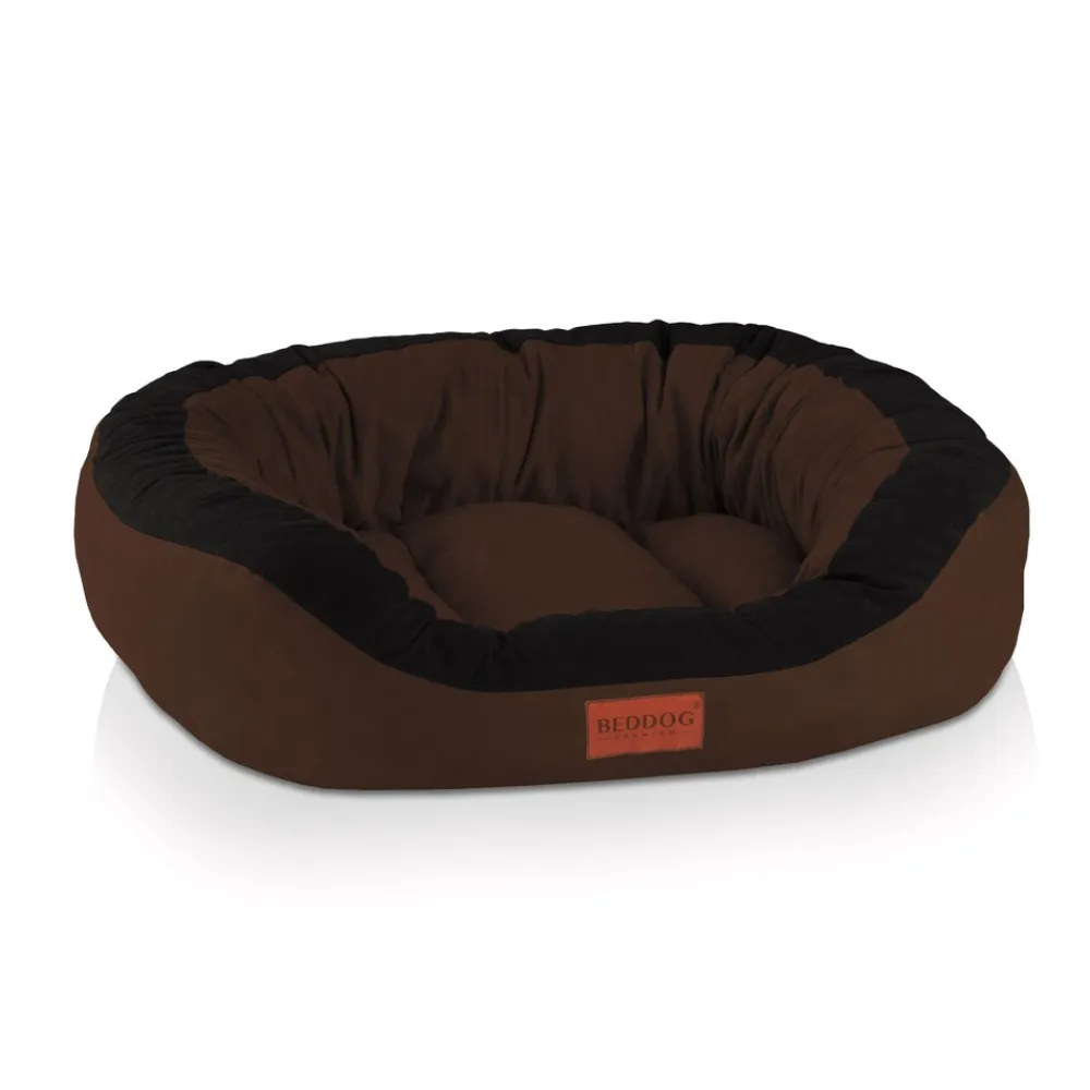 PRINS PREMIUM Hundebett aus strapazierfähigem Aicante-Gewebe ^ BedDog Outlet