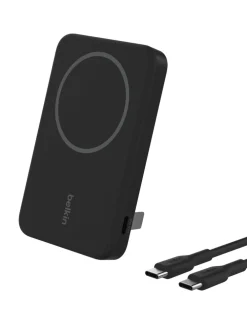 Belkin Magnetic Power Bank with Qi2 15W 5K, Schwarz Online