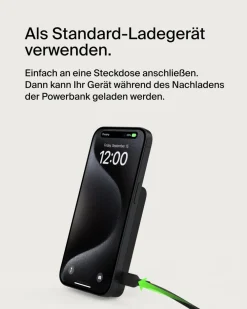 Belkin Magnetic Power Bank with Qi2 15W 5K, Schwarz Online