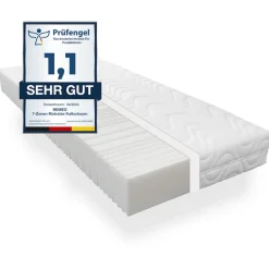 Kaltschaum 21 cm Komfort-Höhe ^ BeMeo Best